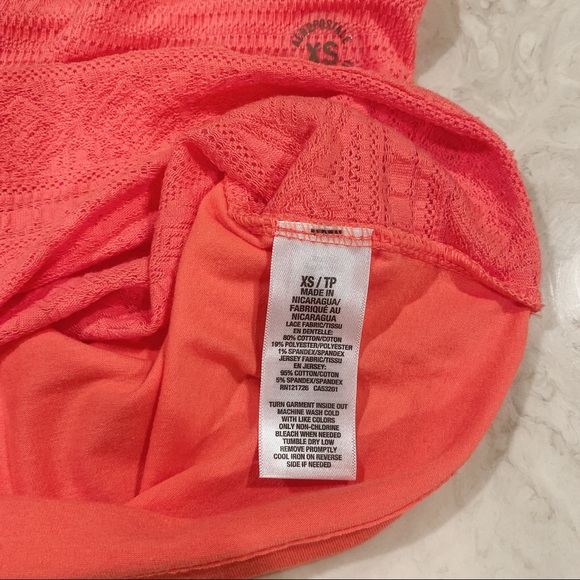 NWT Coral Red Textured Cami (XS) - Picture 7 of 7